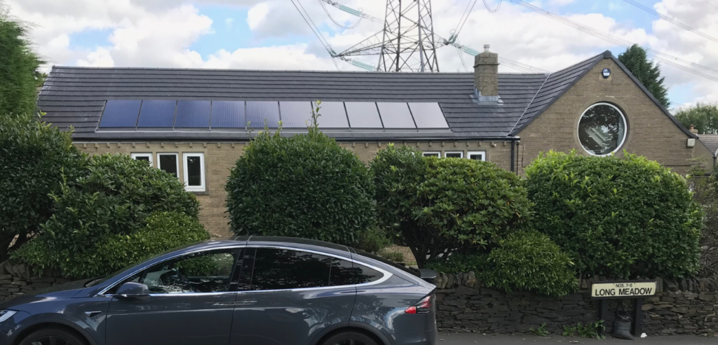 solar pv and battery storage project - frontage complete