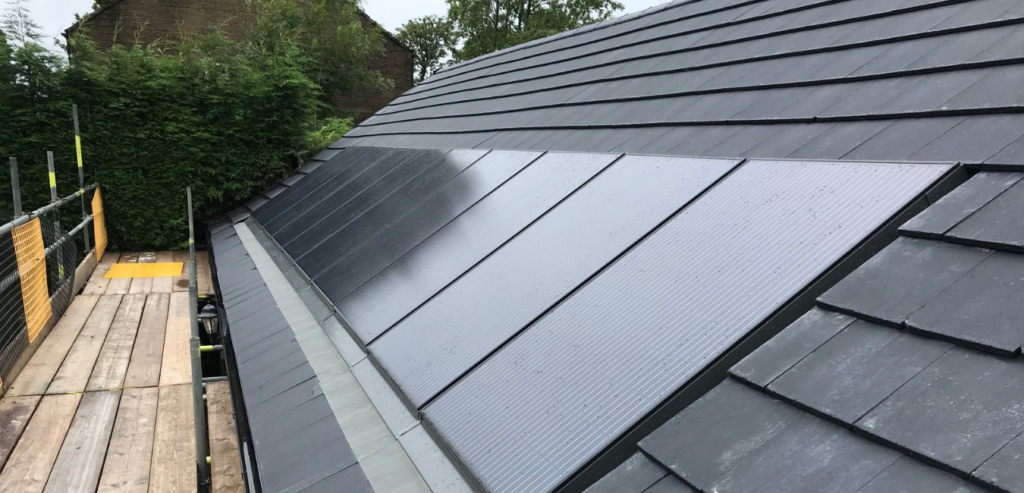 solar pv and battery storage project completed in Barkisland, Halifax, West Yorkshire