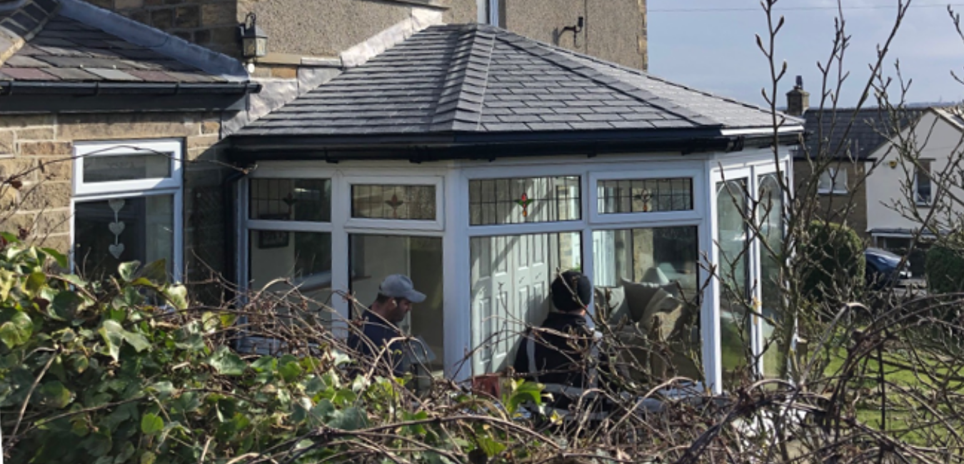 Tiled conservatory roof replacement