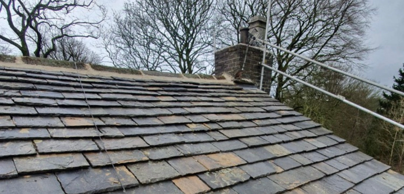 Reroof to heritage property