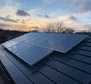 Re Roofing a solar panelled roof