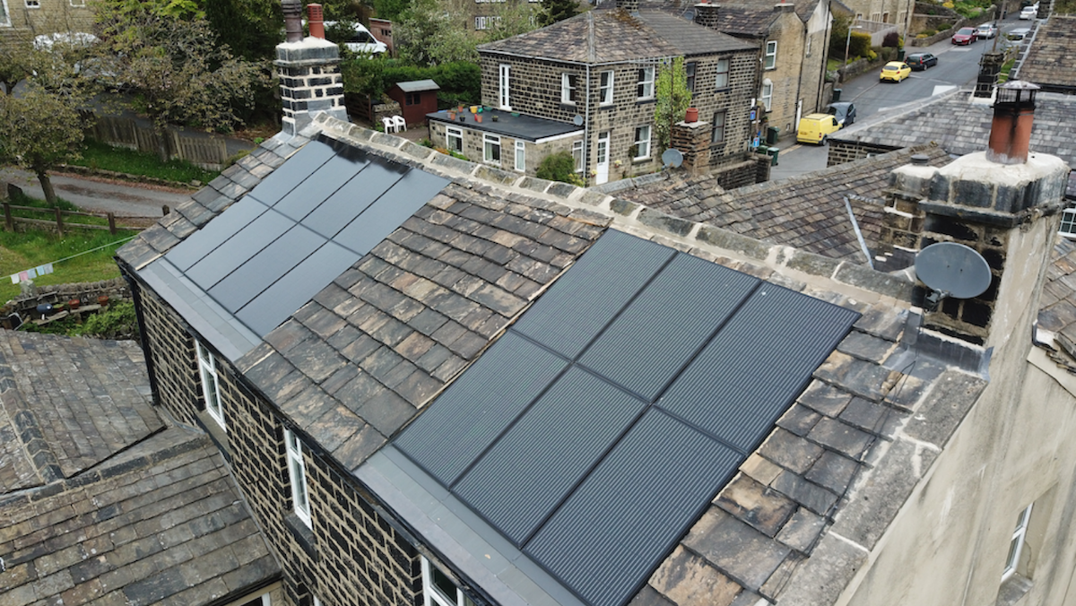 Integrated solar pv on heritage property in Oxhenhope