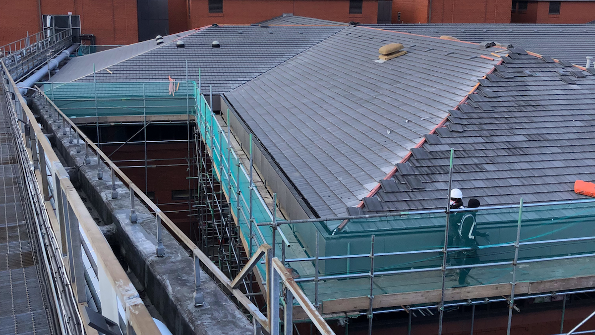Commercial Heritage Roofing project at Tameside Hospital