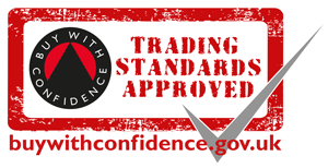 Trading Standards Approved. buy with Confidence guarantees provided with all our re-roofing projects.