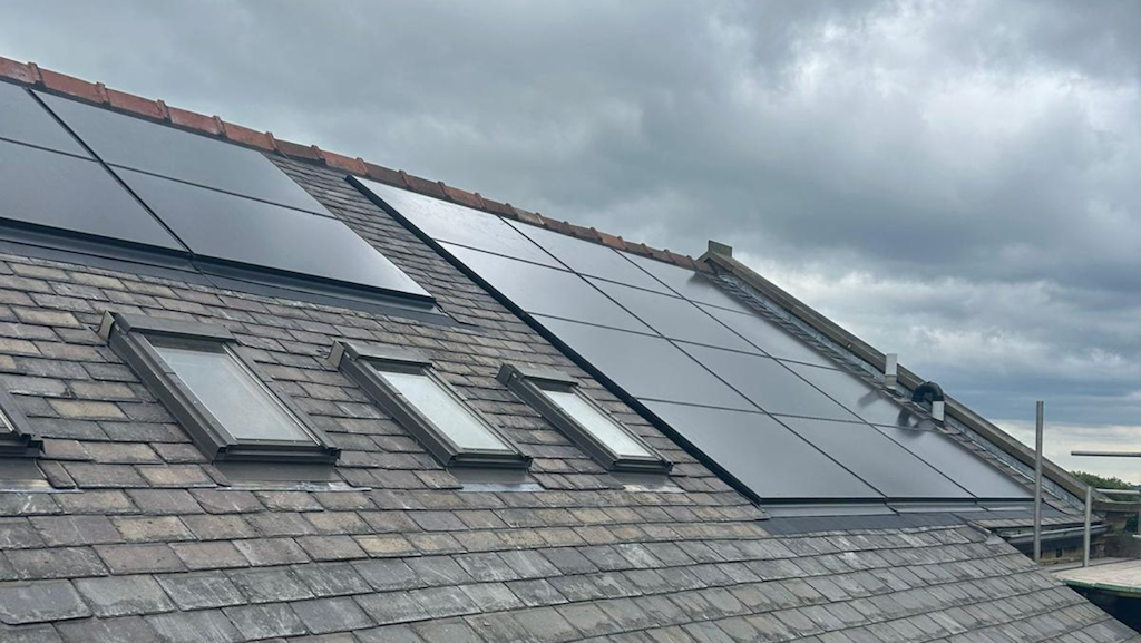 Baildon Church re-roof incorporating integrated solar PV panels