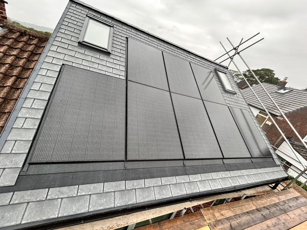 Tapco slate with Viridian solar PV and battery storage