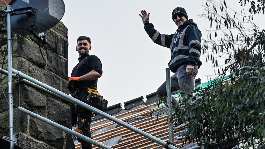 Chris Hopkins & Kieran Stewart. Members of the Green and Heritage team