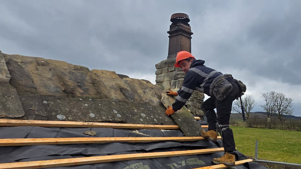 Eco-roof roof insulation on heritage property in Bolton by Bowland