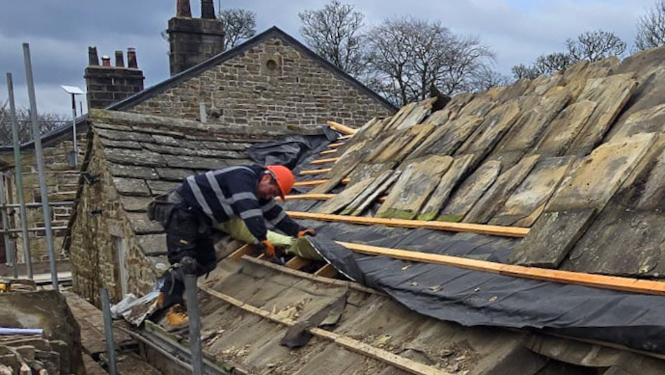 Eco-roof roof insulation on heritage roof in Bolton by Bowland
