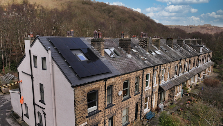 Re-roofing and solar pv system in Hebden Bridge