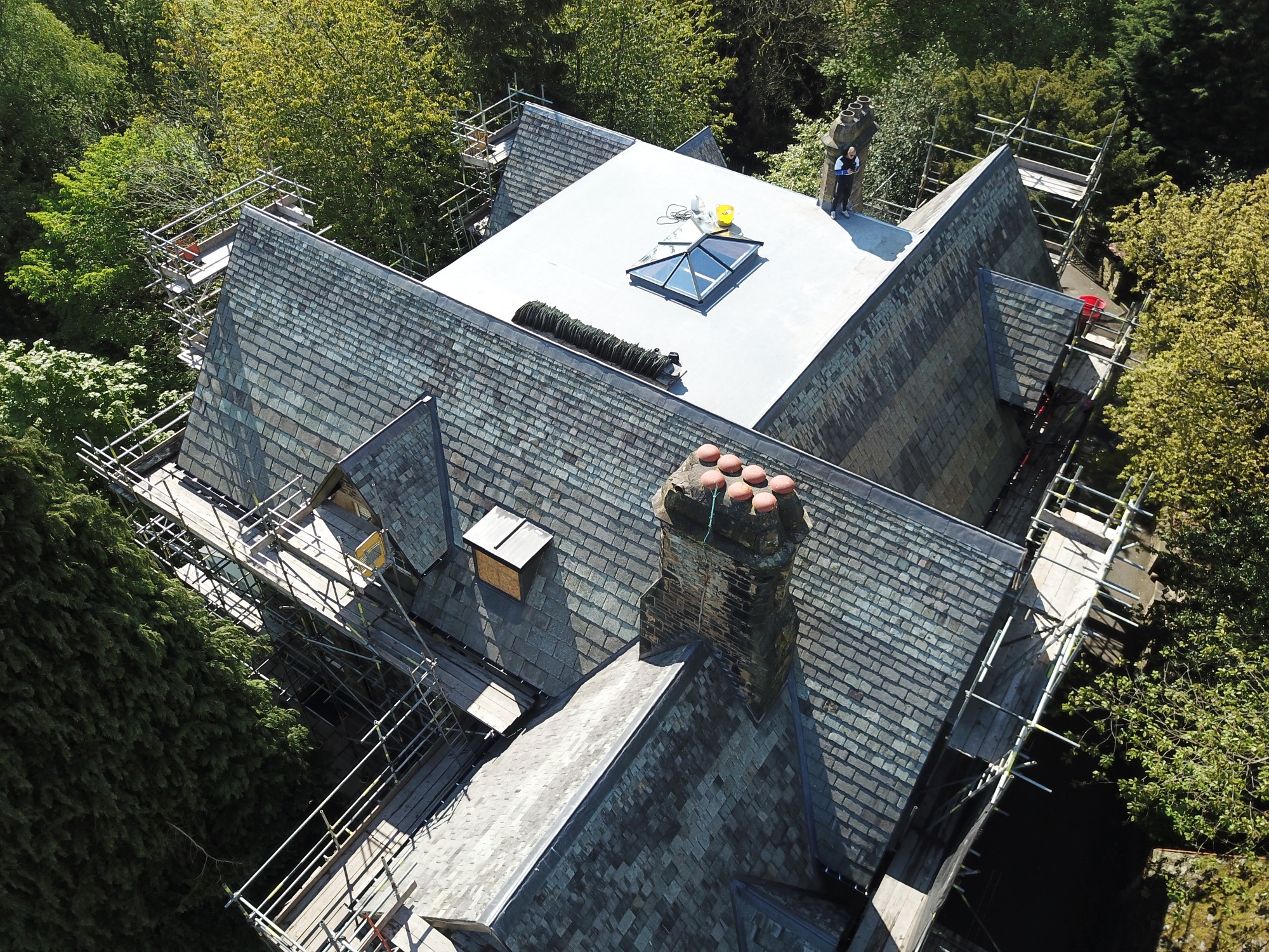 Drone roof inspections