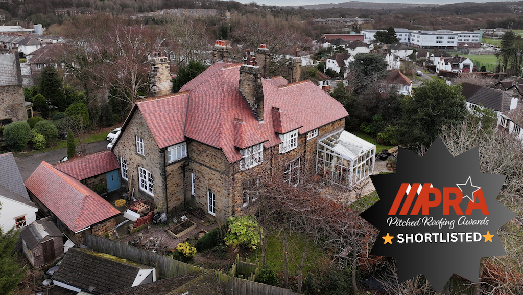 Pitched Roofing Awards - Vicarage Re-roof, Bingley