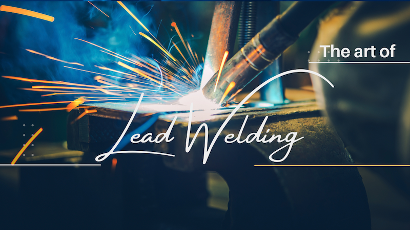 Lead welding for waterproofing on period property roof